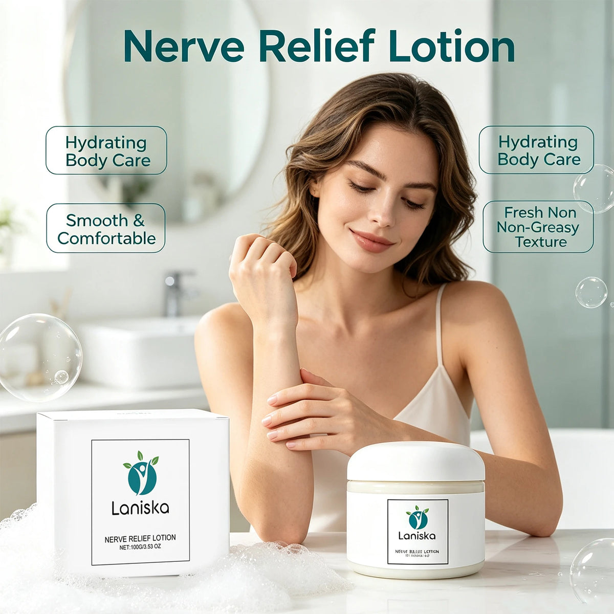 Soothing Nerve Relief Lotion for Tired Body and Muscle Comfort