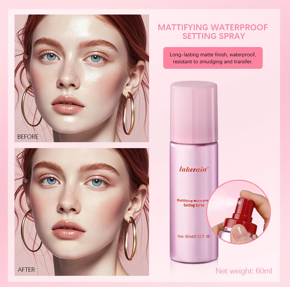 Long-Lasting Matte Makeup Setting Spray - 8