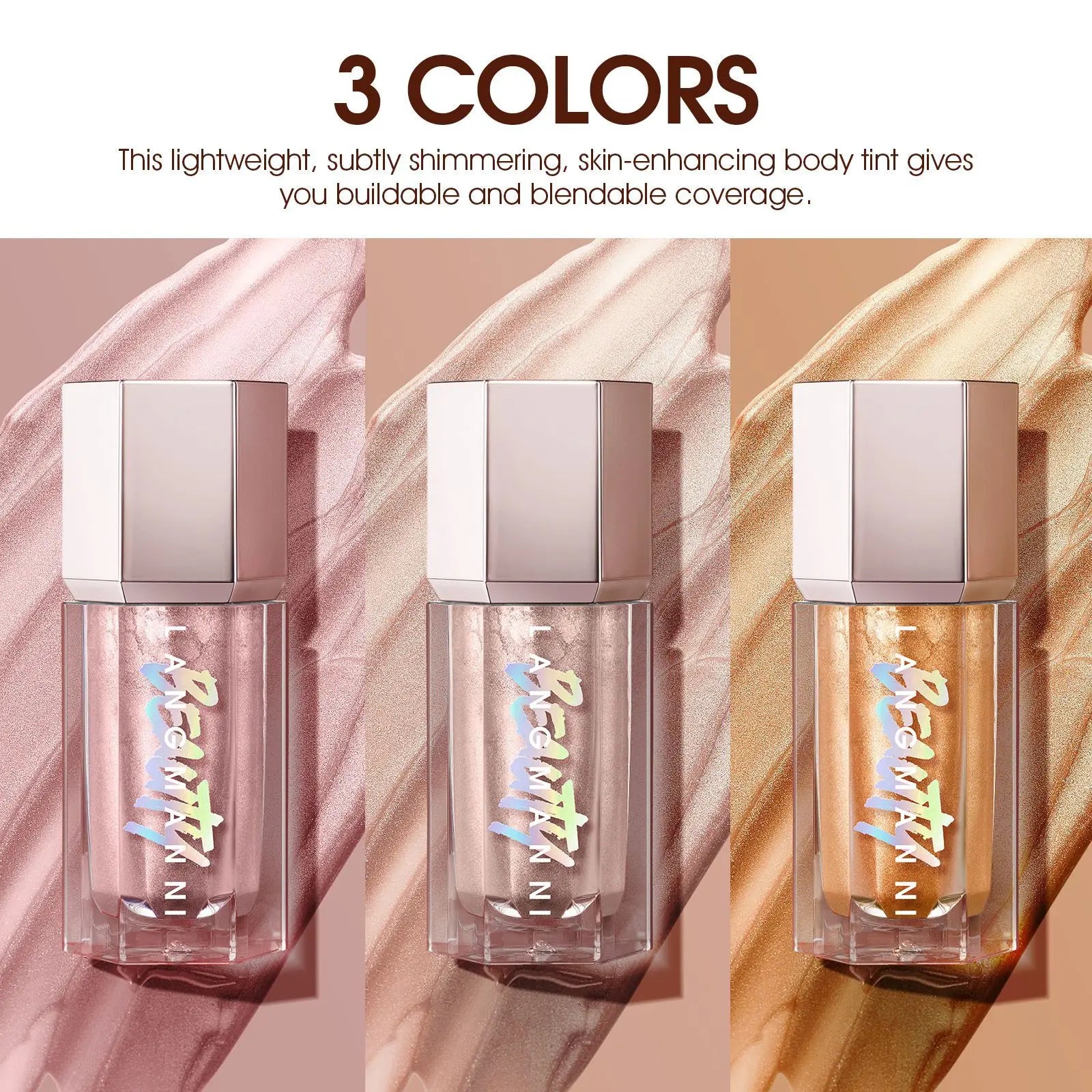 Liquid Glitter Highlighter for Radiant Face and Body Glow - 2
