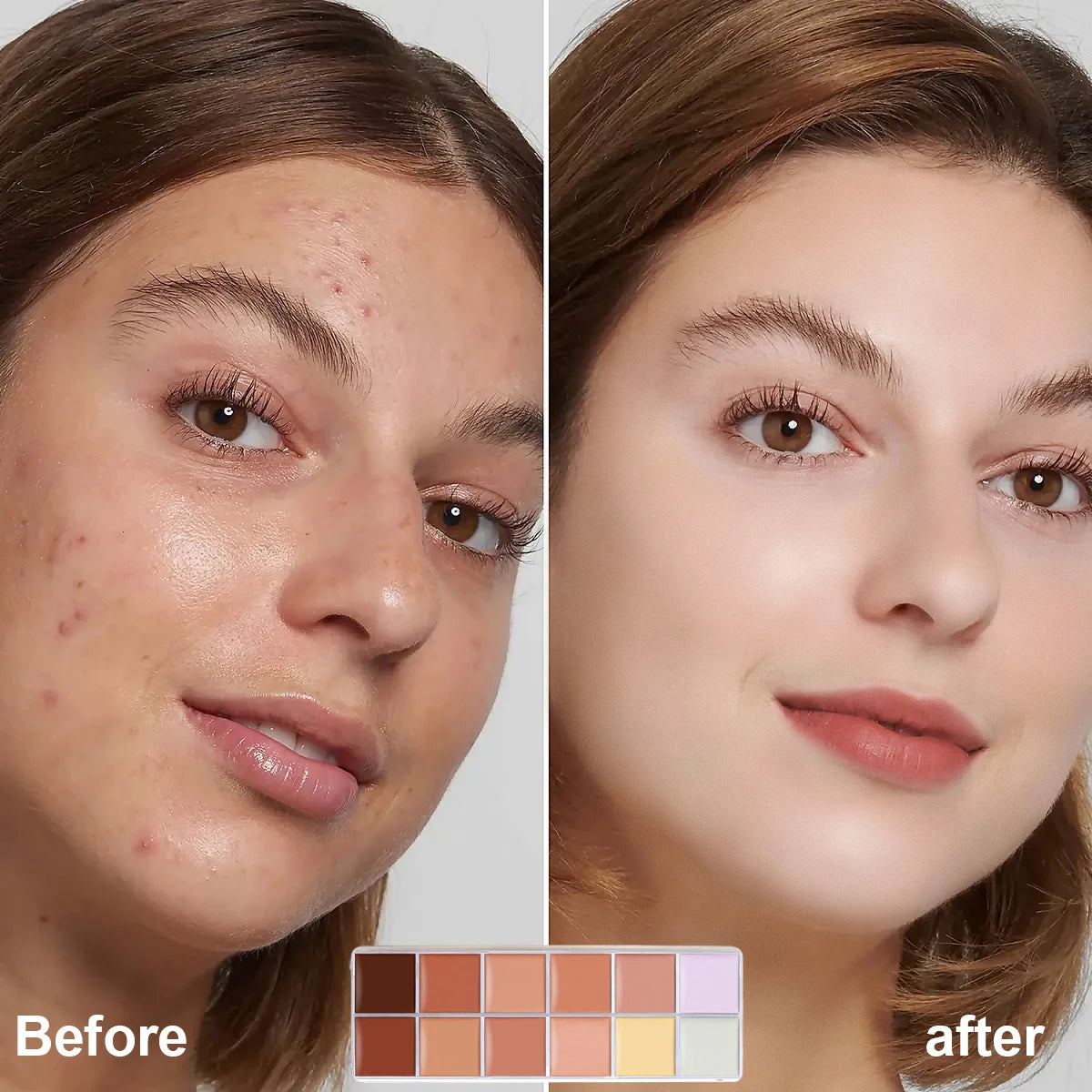 12-Color Professional Face Concealer Palette