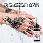 DIY Temporary Tattoo Ink Set with Stencils