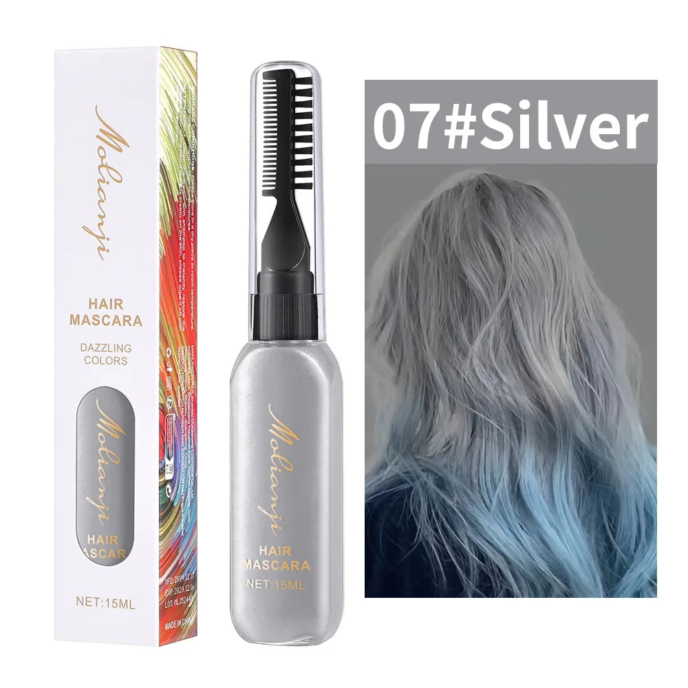 Temporary Washable Hair and Eyelash Color Mascara