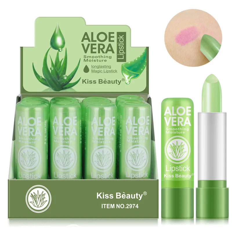 Color Changing Aloe Vera Moisturizing Lip Balm Set