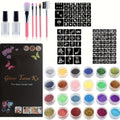 Temporary Glitter Tattoo Art Kit for Parties and Events