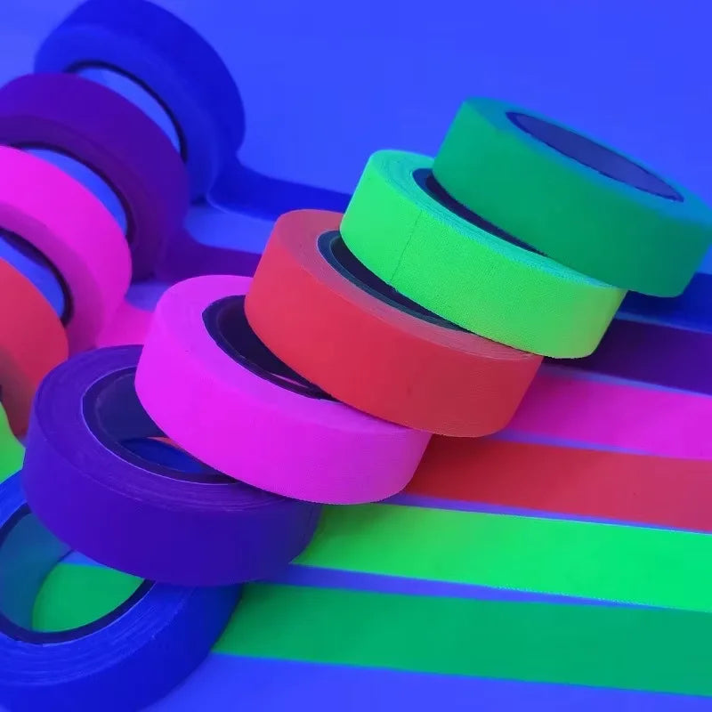 Fluorescent Neon Glow Tape for Parties and Crafts