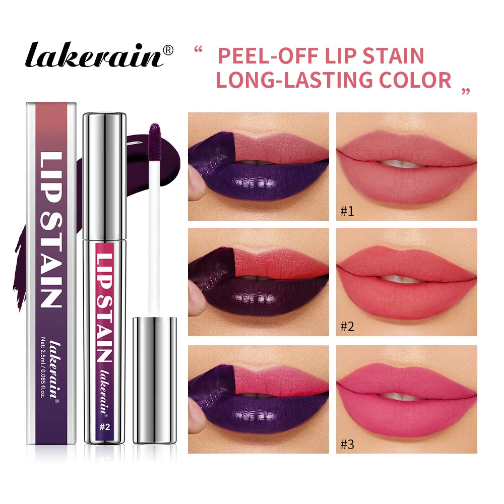 Waterproof Peel-Off Lip Stain Tint