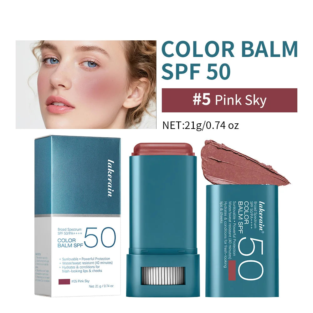 Hydrating SPF 50 Sunscreen Blush Balm Stick