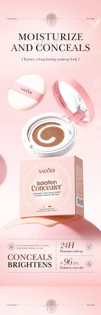 Three-Color Brightening Concealer Cushion Foundation