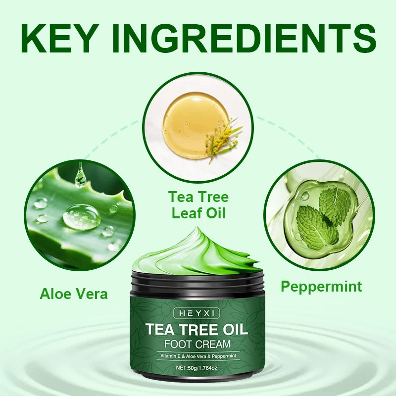 Tea Tree Oil Moisturizing Repair Cream for Hands and Feet