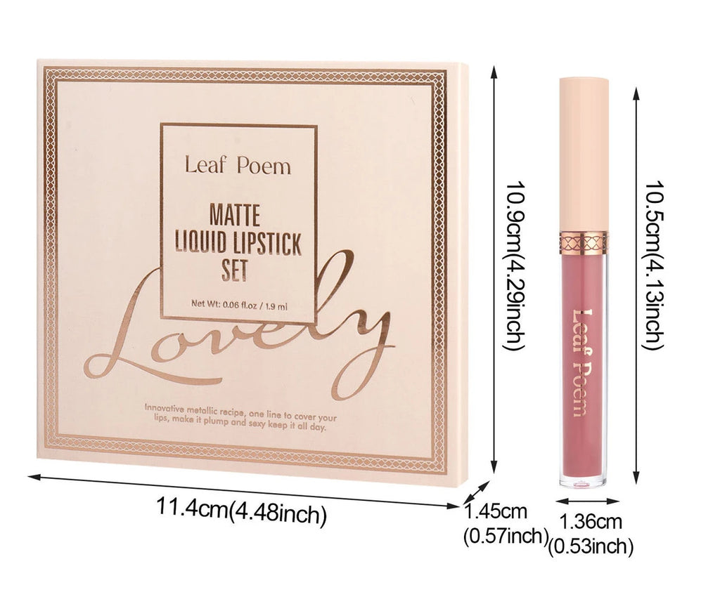 Waterproof Matte Liquid Lipstick Set
