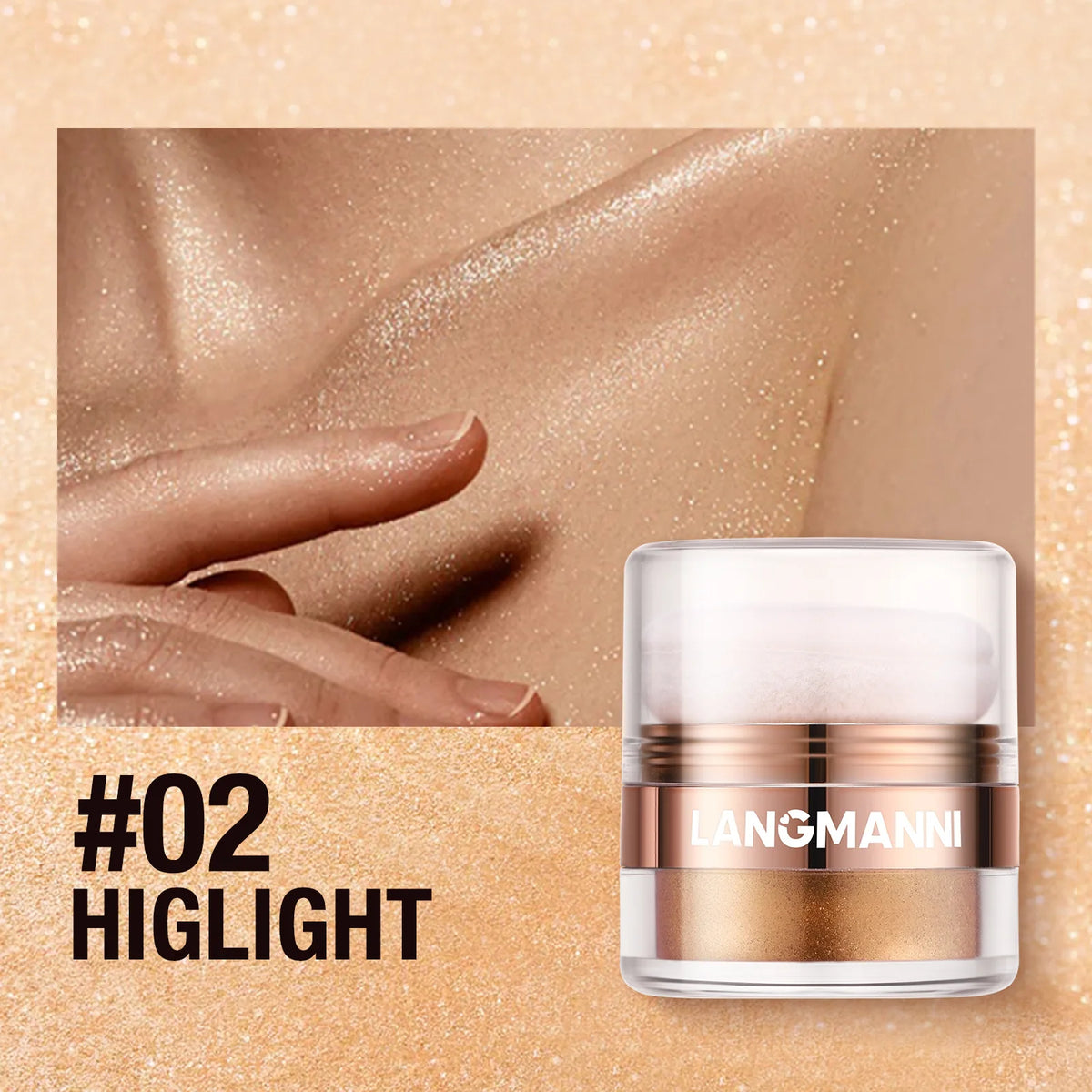Shimmering Diamond Body Highlighter Powder