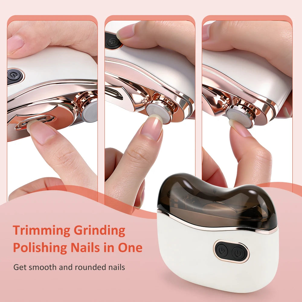 Automatic Electric Nail Trimmer with LED Light