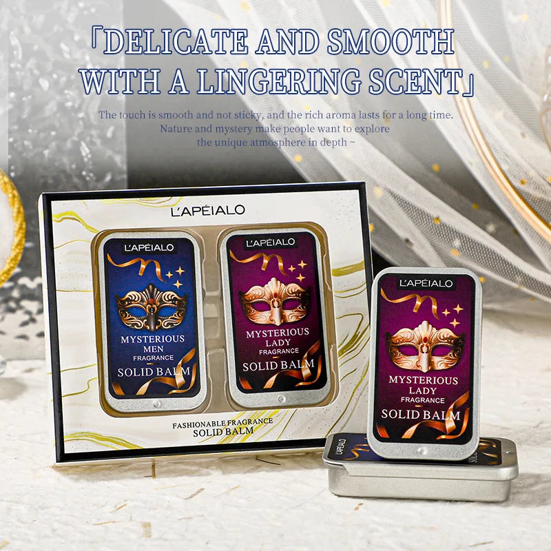 Portable Long-Lasting Solid Perfume Balm Set