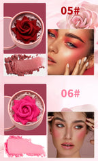 3D Rose Petal Blush for a Natural Radiant Complexion