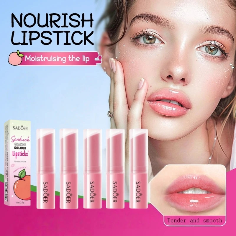 Color-Changing Peach Moisturizing Lip Balm