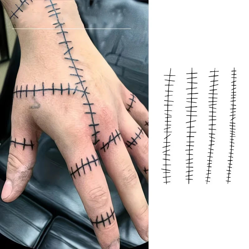 Realistic Scar Effect Temporary Tattoo Stickers - 1