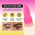 Long-Lasting Brow Lamination Styling Gel with Built-in Comb