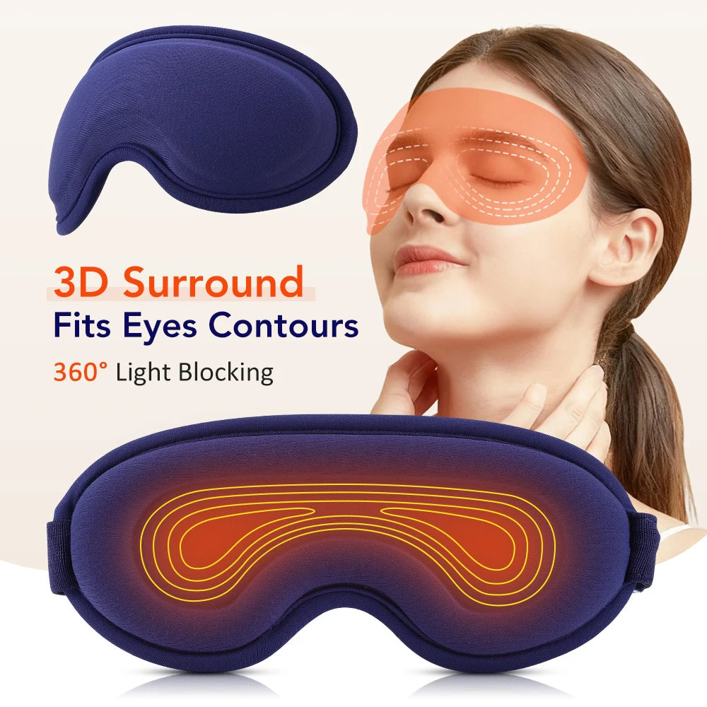 Heated Vibrating Eye Massager for Stress Relief