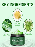 Tea Tree Oil Moisturizing Repair Cream for Hands and Feet