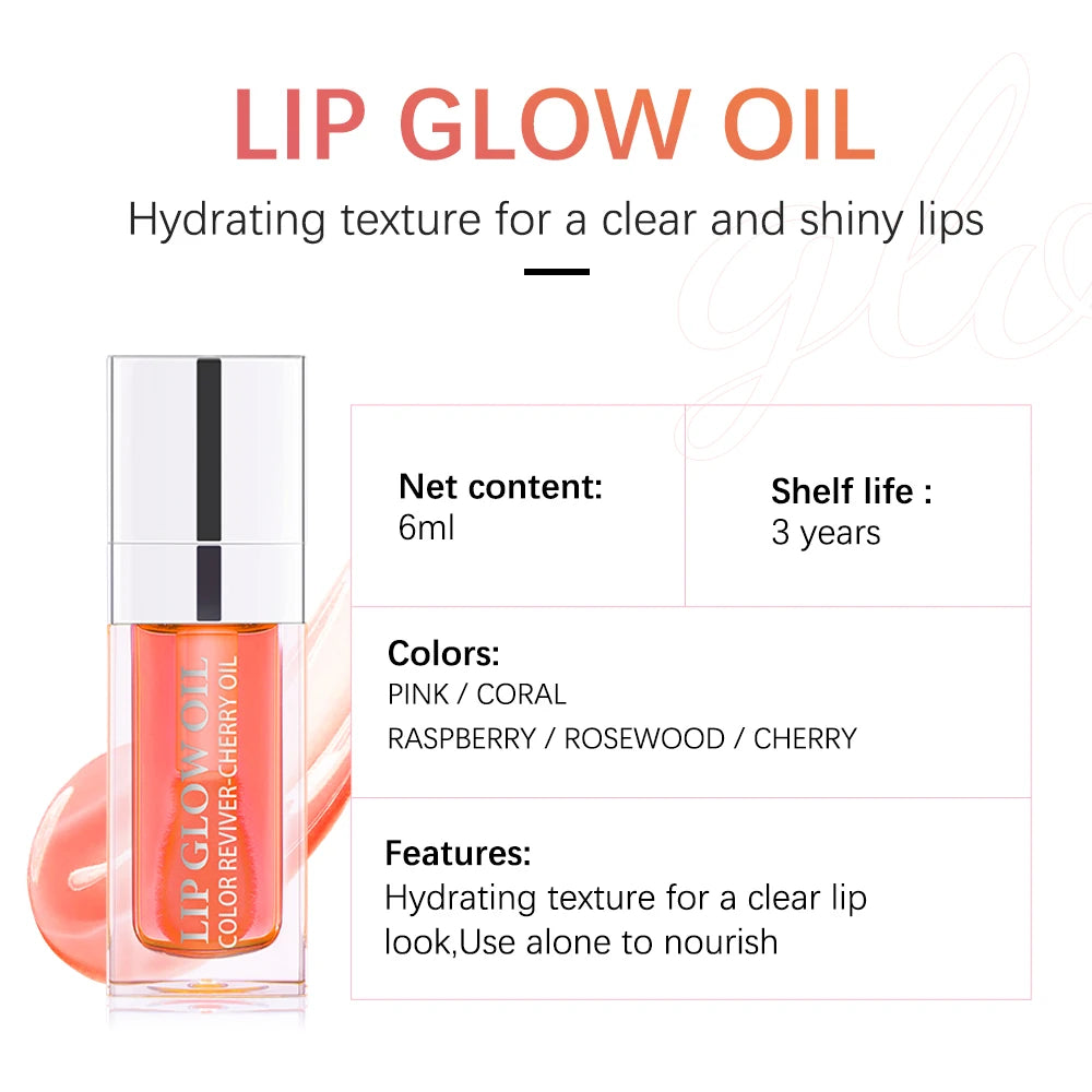 Hydrating Crystal Jelly Lip Glow Oil