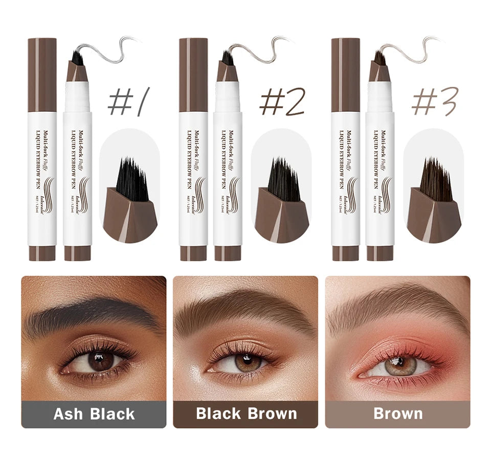 Microblading Multi-Fork Liquid Eyebrow Pen
