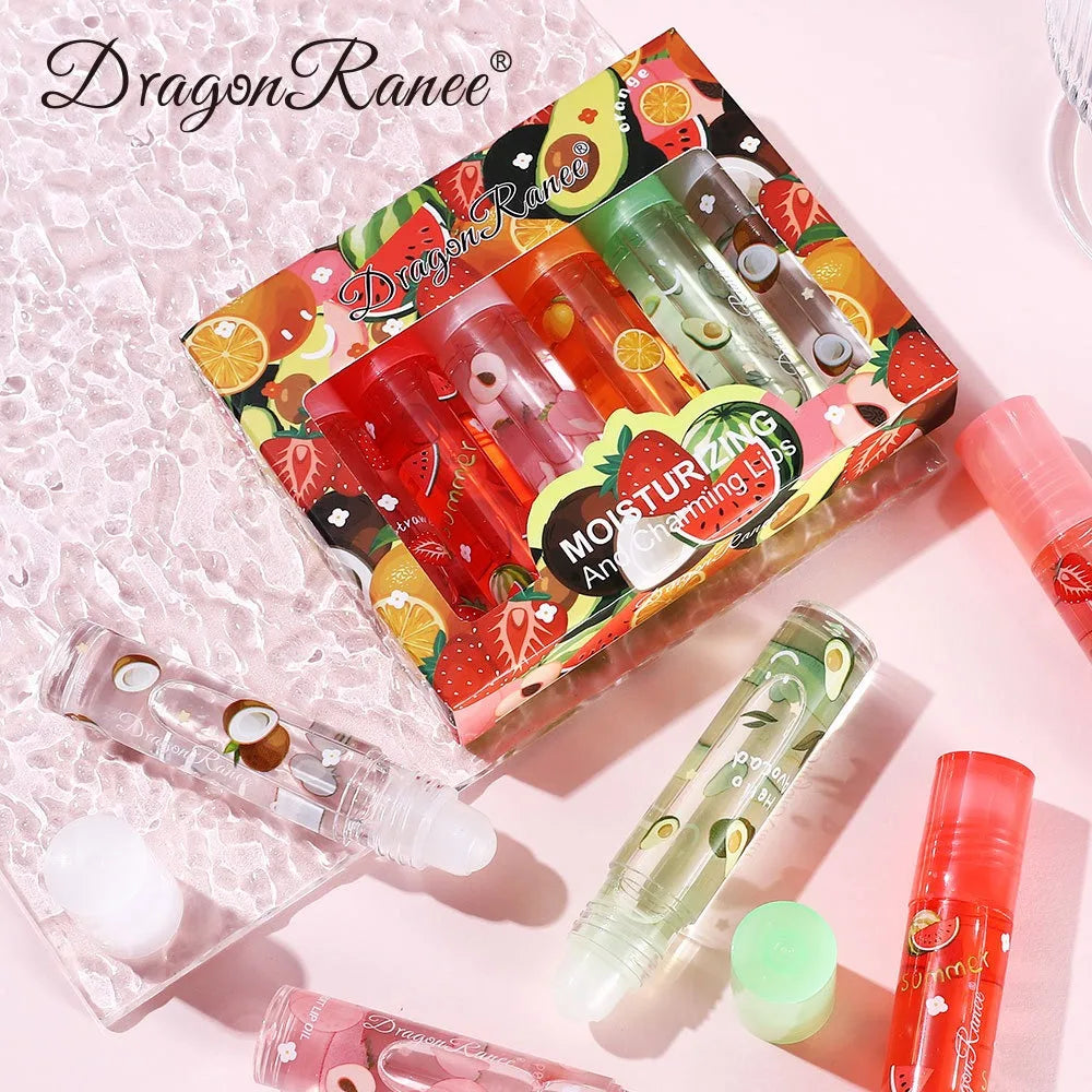 Fruit Roll-On Hydrating Lip Gloss Set - 3