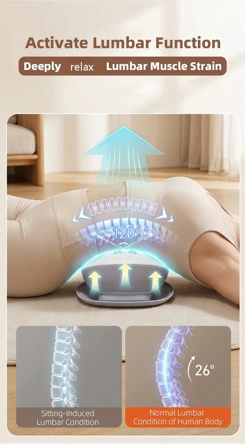 Electric Lumbar Traction Massager for Back Pain Relief - 10