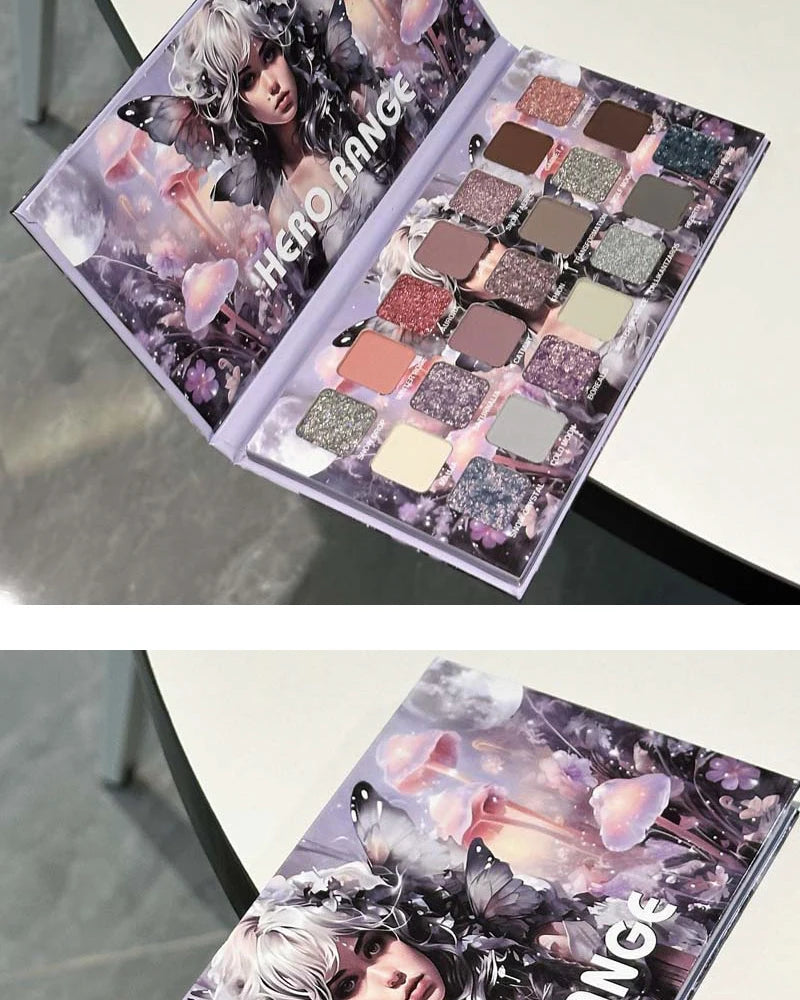 21-Color Multi-Finish Shimmer and Matte Eyeshadow Palette
