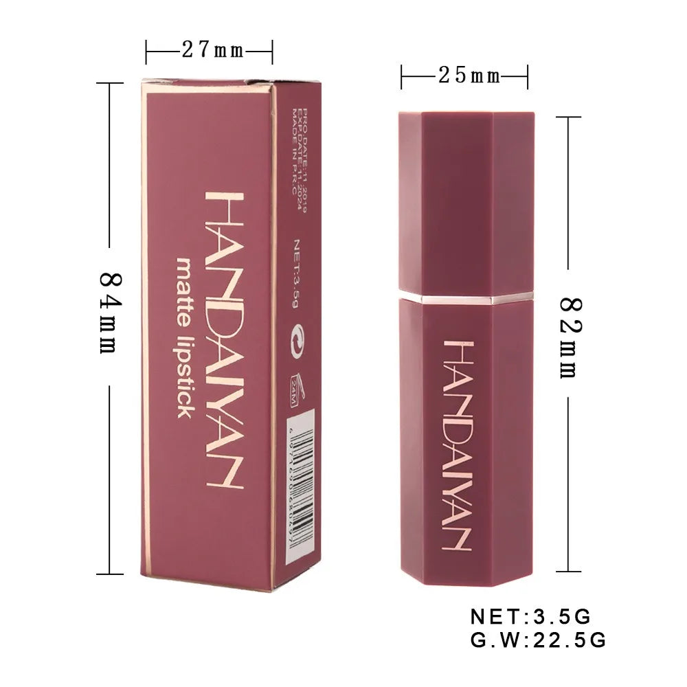 Velvet Matte Lipstick Set for Long-Lasting Wear