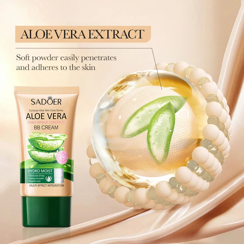 Aloe Vera Hydrating BB Cream Concealer for Flawless Coverage