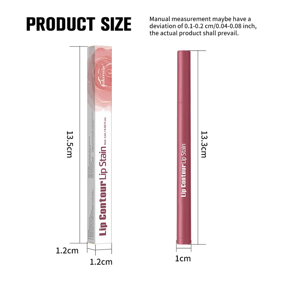 Dual-Sided Long-Lasting Lip Contour Stain and Liner