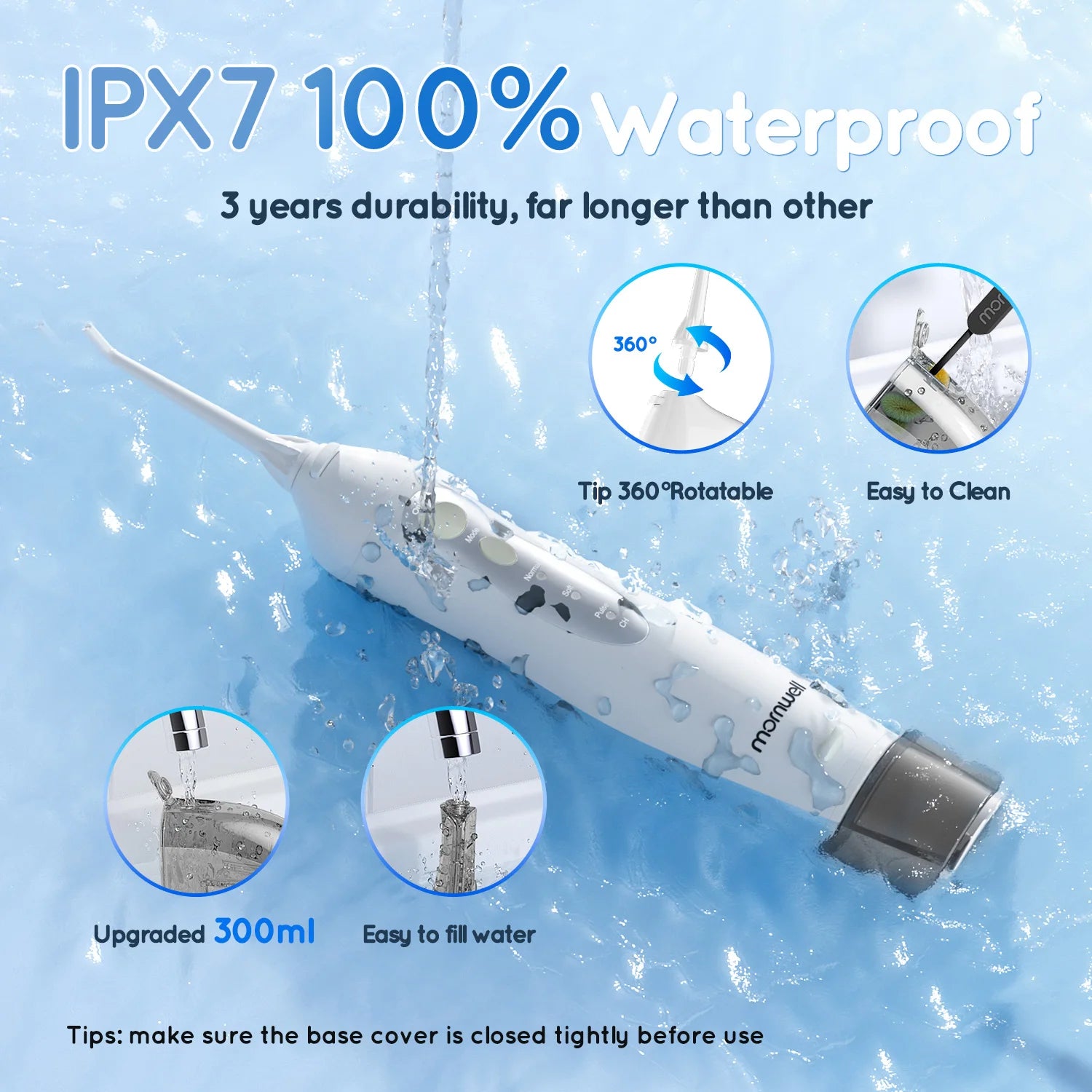 Portable Electric Water Flosser for Deep Teeth Cleaning - 6