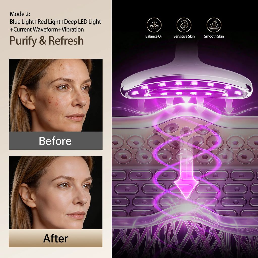 LED Facial Sculpting and Skin Tightening Device