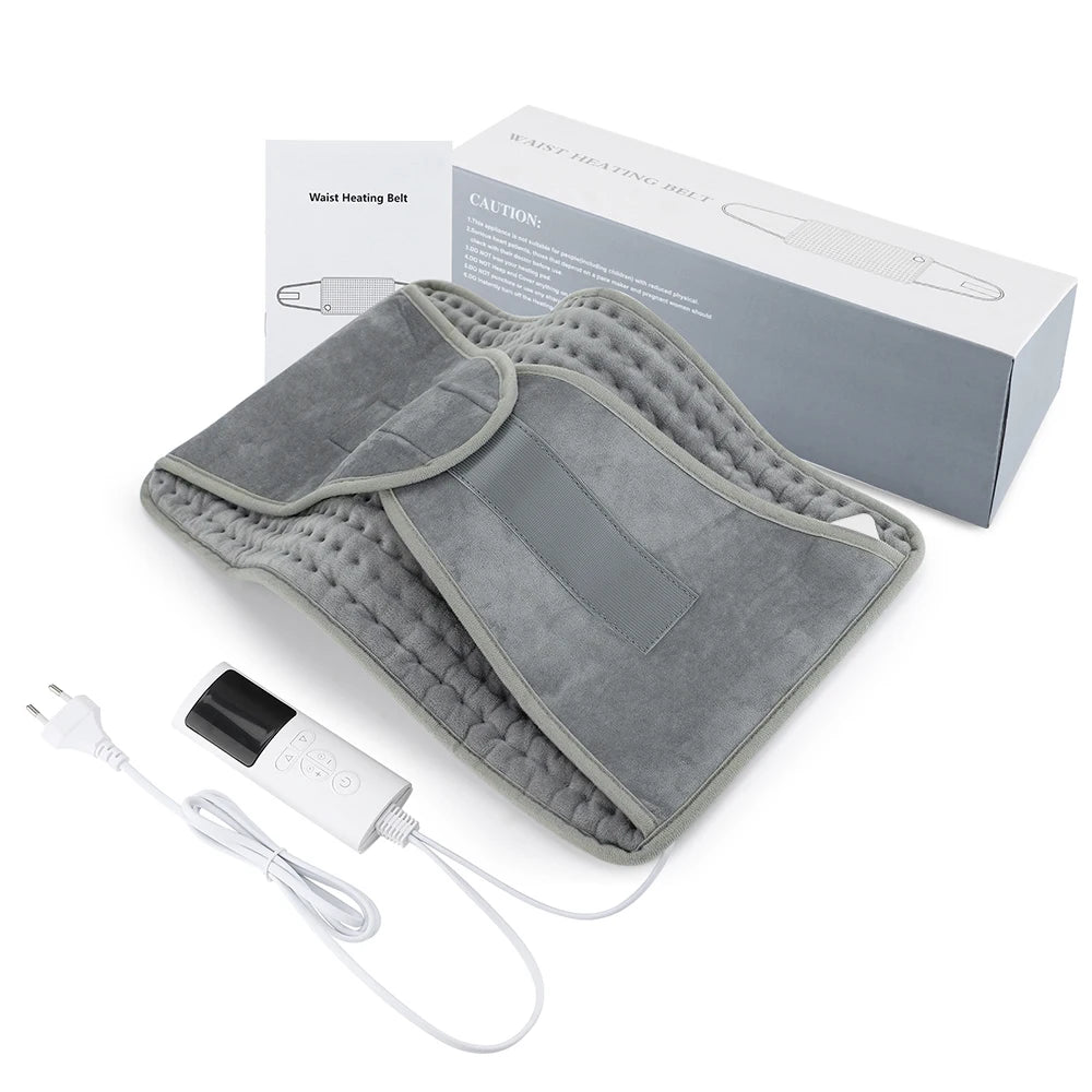 Electric Heated Waist Belt for Back and Abdominal Pain Relief - 21