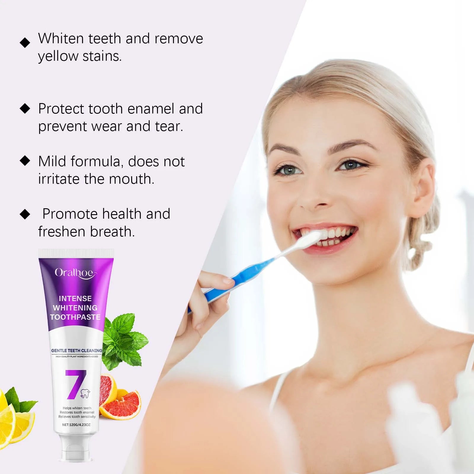 Intense Teeth Whitening and Stain Removal Toothpaste - 11