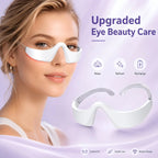 LED Red Light Therapy Eye Massager for Puffiness and Dark Circles