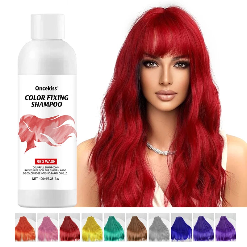 Semi-Permanent Color Depositing Hair Dye Shampoo - 3