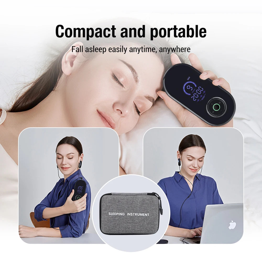 Portable CES Sleep Aid and Anxiety Relief Device