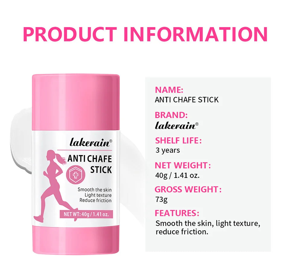 Anti-Chafe Friction Relief Balm for Skin Protection