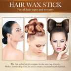 Batana Oil Hair Styling Wax Stick for Smooth Shiny Hair