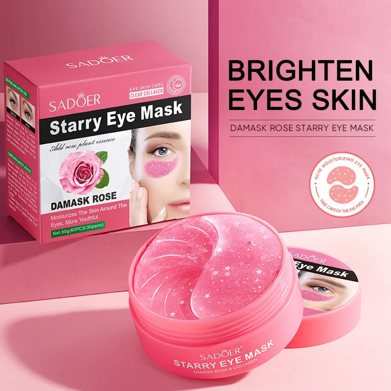 Rose Collagen Hydrating Eye Mask Patches - 3