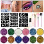 DIY Glitter Temporary Tattoo Kit for Kids and Adults