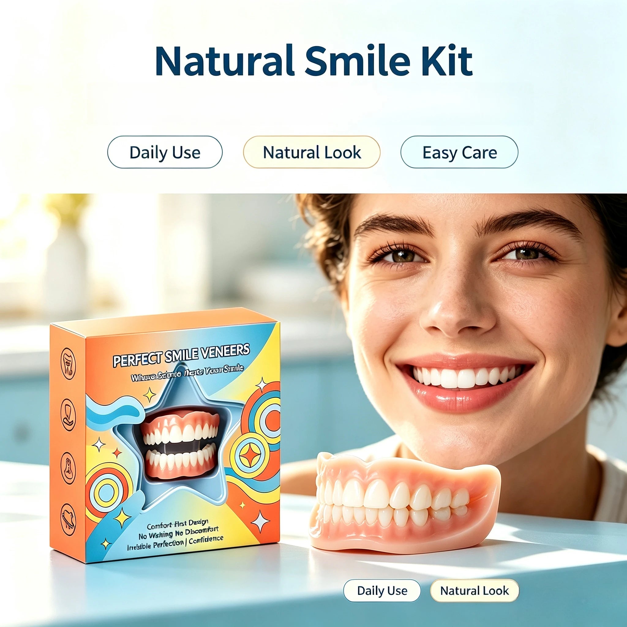Cosmetic Temporary Smile Veneers for Natural Looking Teeth - 12