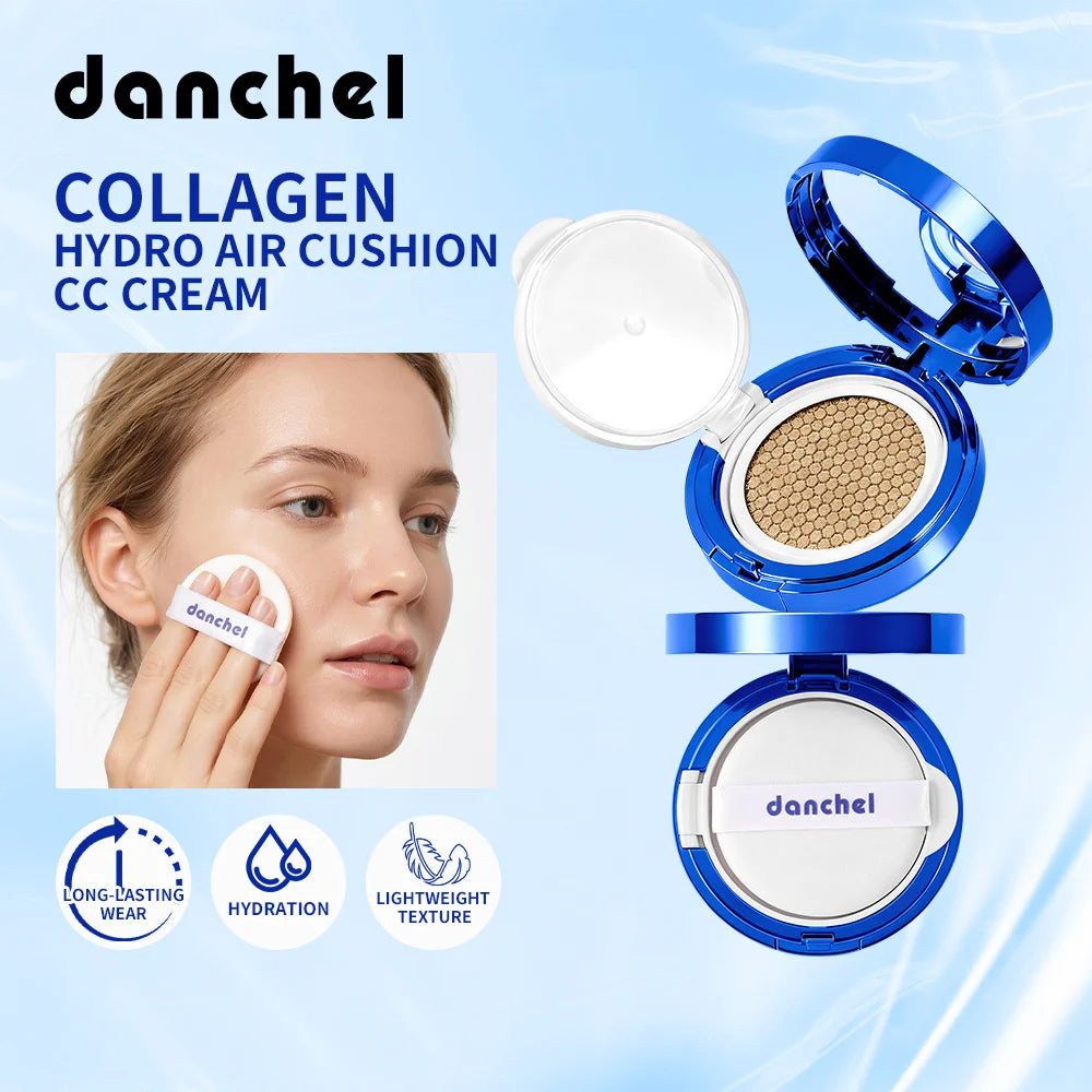 Collagen Hydrating Air Cushion CC Cream for Flawless Dewy Skin