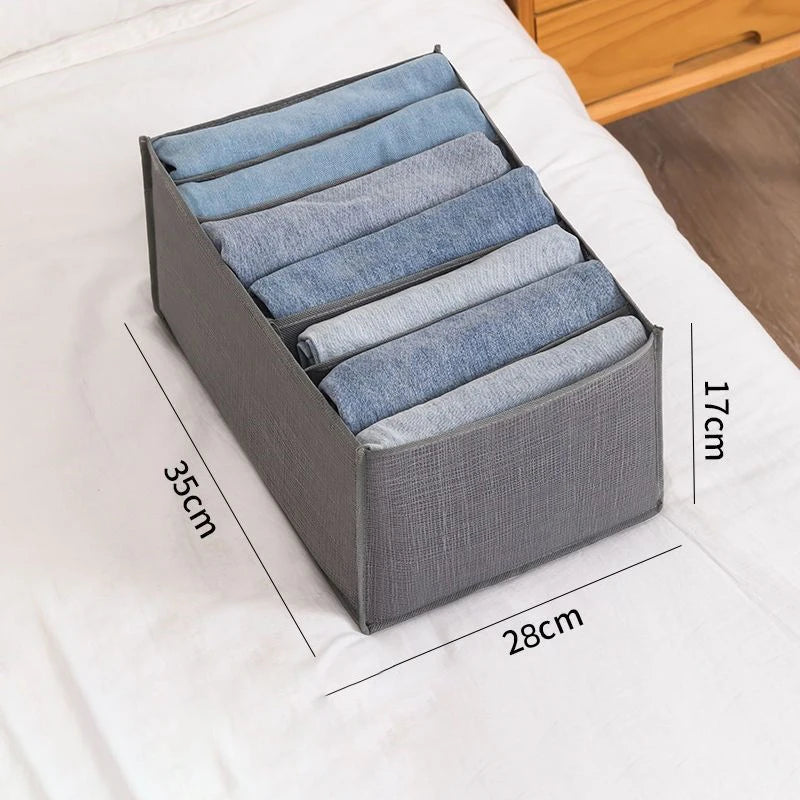 Foldable Compartment Organizer for Jeans and Trousers