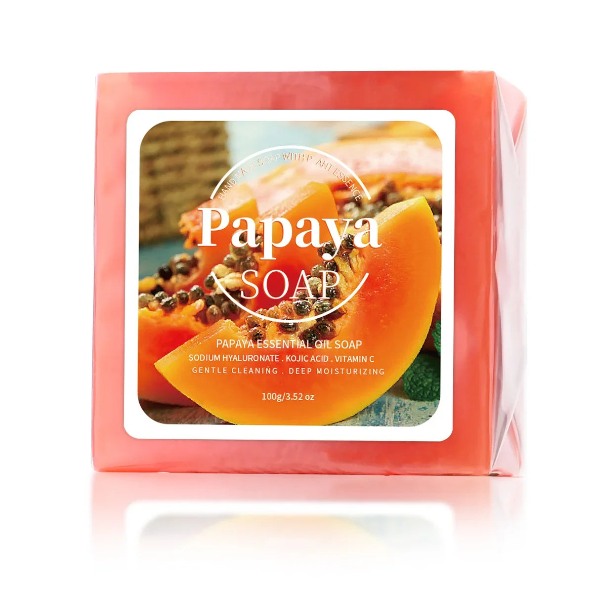 Papaya Extract Whitening and Deep Cleansing Soap Bar - 3