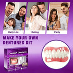 Instant Comfort Cosmetic Denture Set for Natural Smile