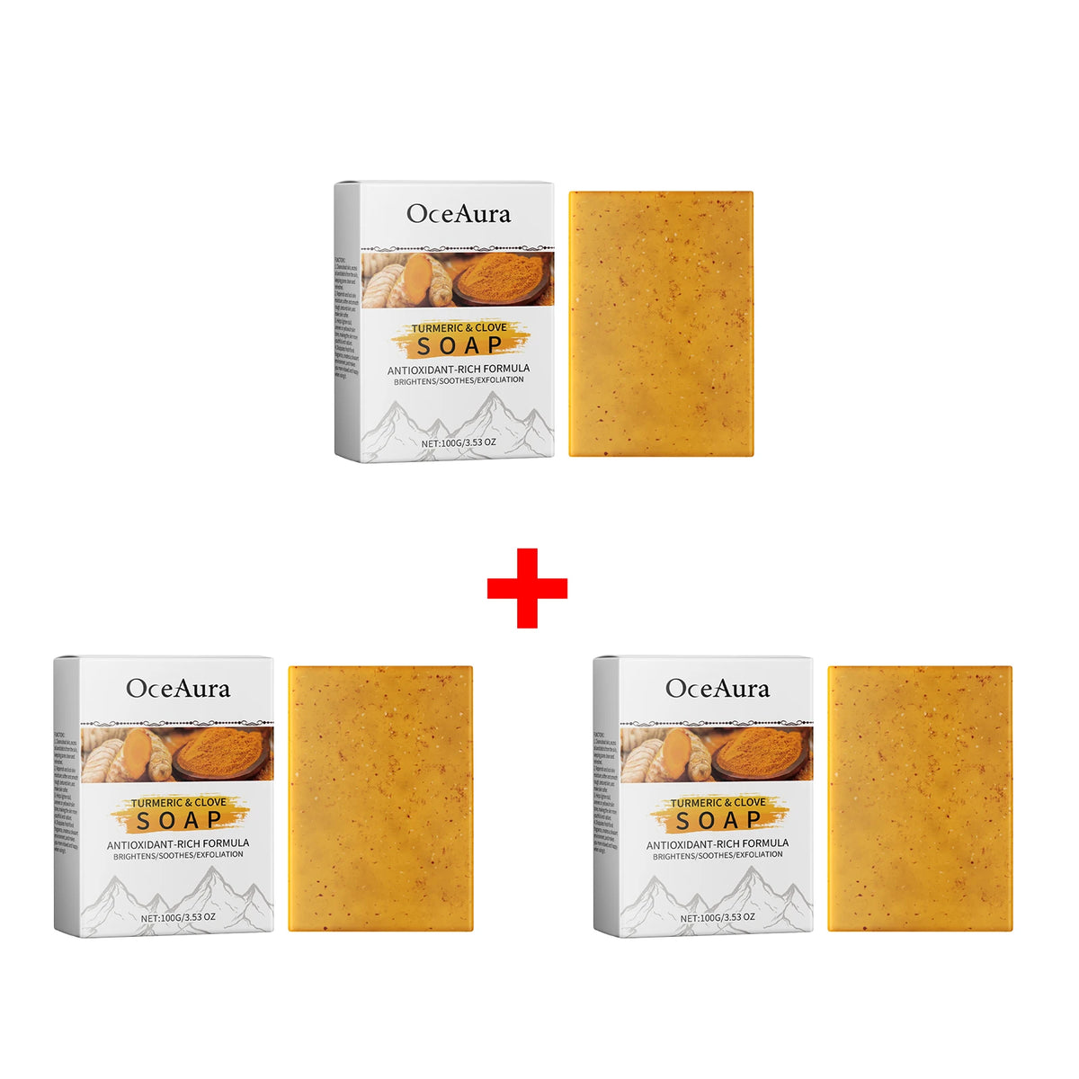 Brightening Turmeric and Clove Exfoliating Soap Bar