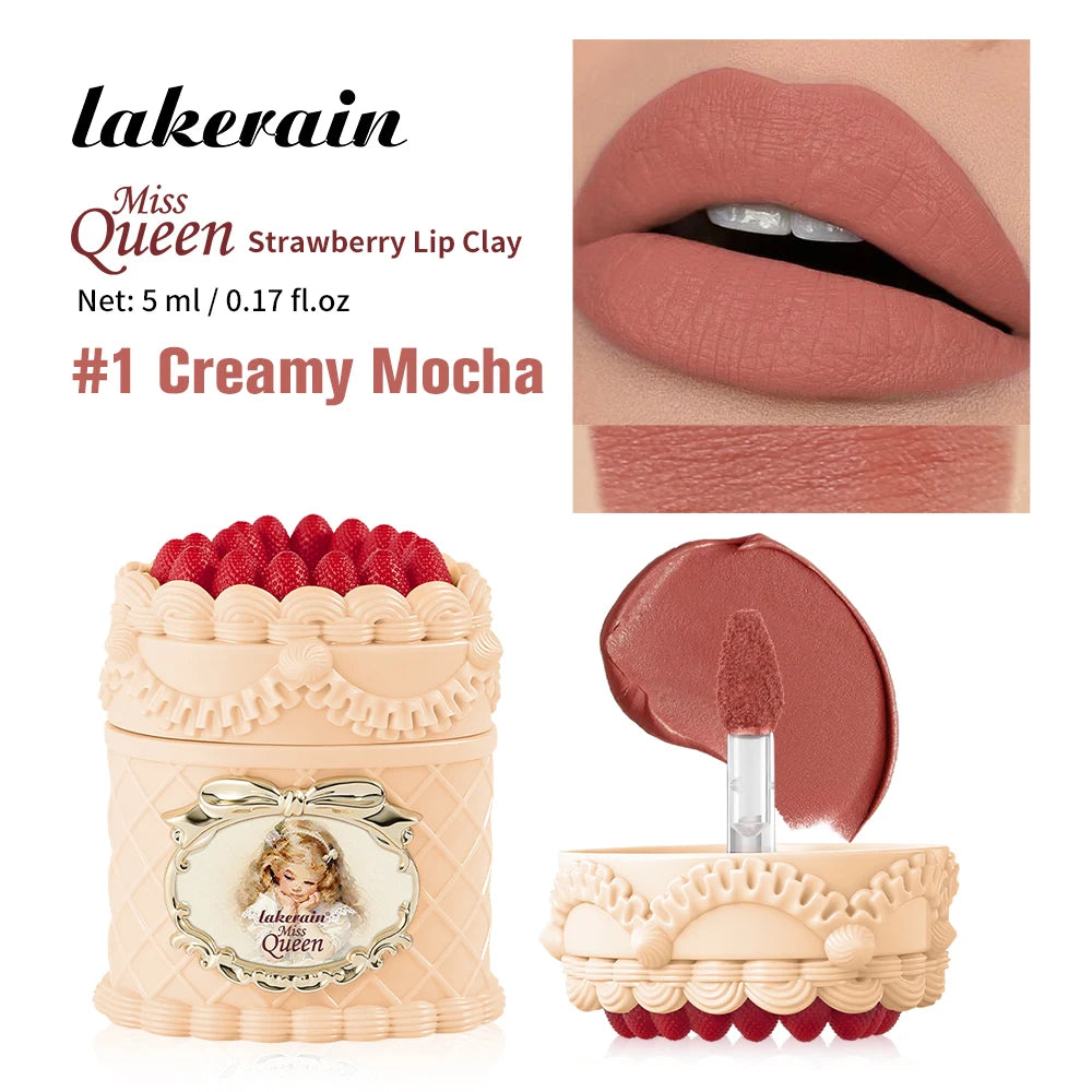 Velvet Matte Strawberry Lip Clay Cream - 21