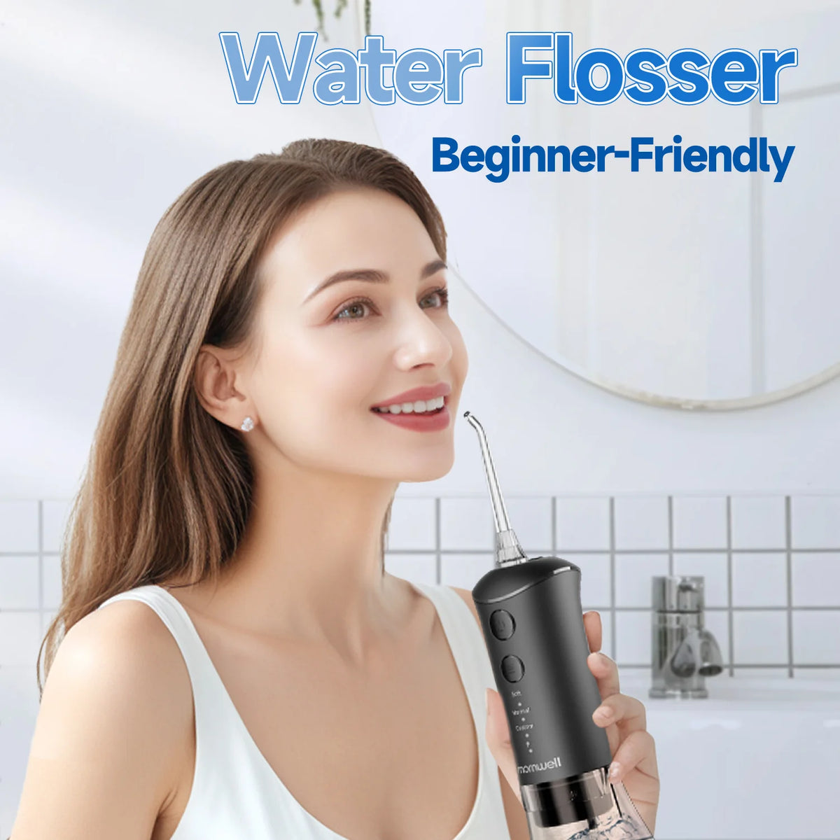 Portable Rechargeable Water Flosser for Deep Teeth Cleaning
